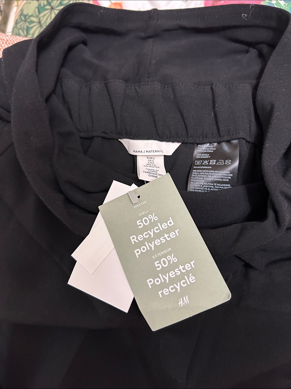 Momma Maternity straight leg black dress pant. NWT size S